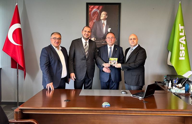 BAŞKAN ELÇİN, İBB İSFALT AŞ GENEL MÜDÜRÜ YÜKSEL’İ ZİYARET ETTİ