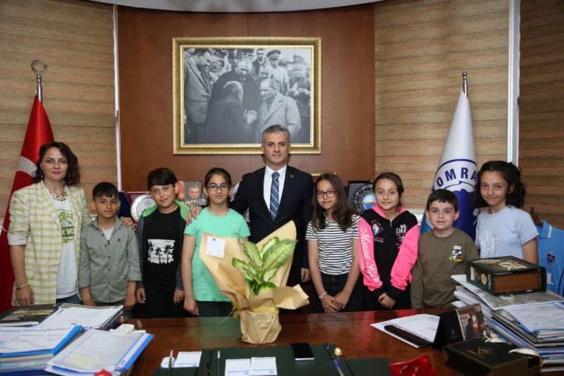 Yomra Merkez İlkokulu 4C sınıfı öğrencileri ziyareti