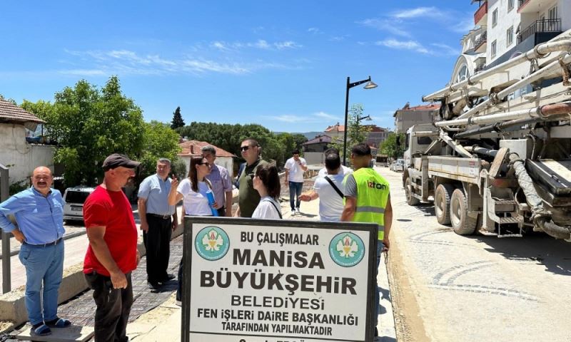 Selendi Atatürk Bulvarı, Büyükşehir’le Yenileniyor