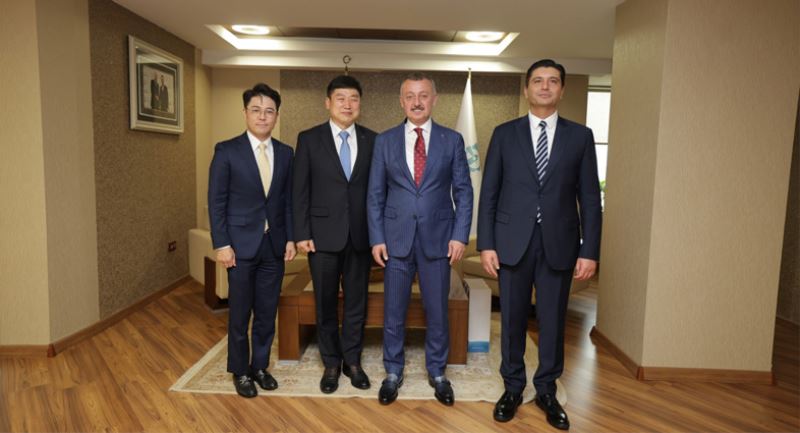 Posco’nun CEO’sundan  Başkan Büyükakın’a ziyaret