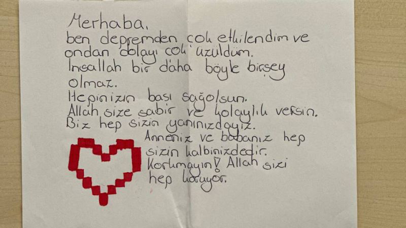Almanya’dan Gelen Duygu Dolu Mektup