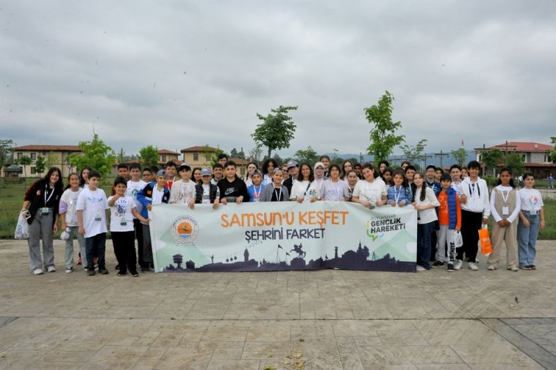 Afetzede gençler Samsun’u keşfetti