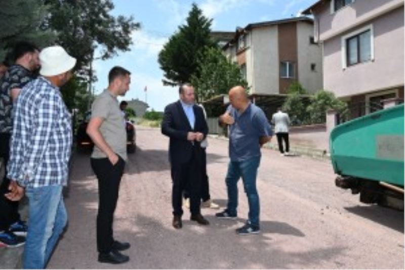 BAYRAM ÖNCESİ YALOVA’DA 2 BİN 500 TON ASFALT SERİLDİ