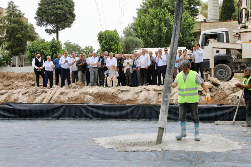 YENİMAHALLE YEŞİL CAMİİ KUR’AN KURSU’NUN TEMELİ ATILDI