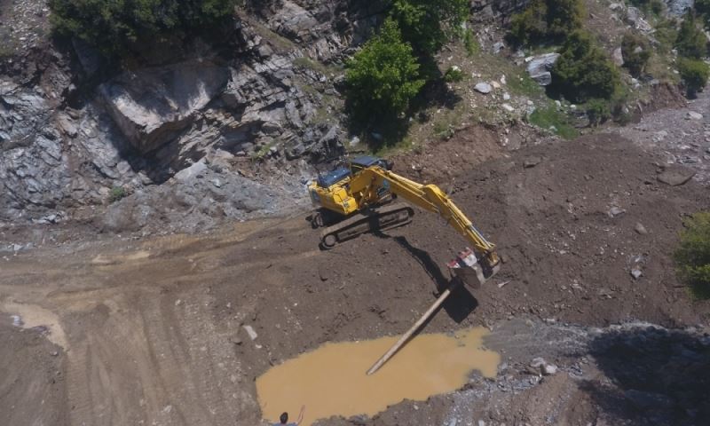 Sarıgöl’de Heyelanın Ardından Büyükşehir Teyakkuza Geçti