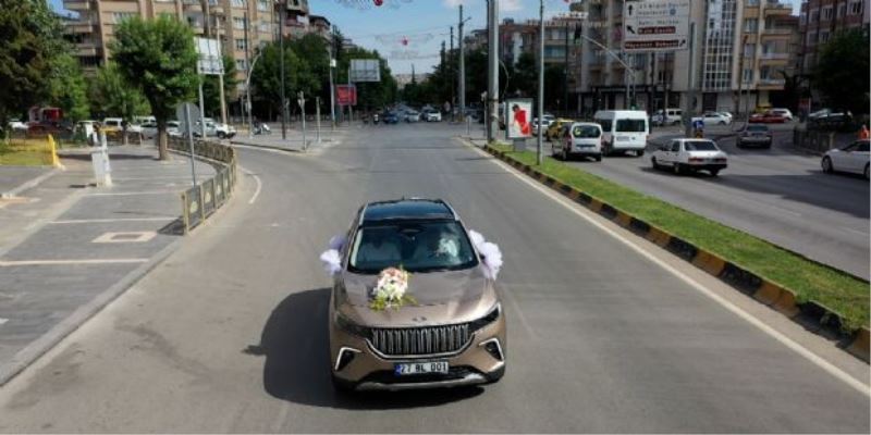 Belediyemizin TOGG´u Gelin Arabası Oldu