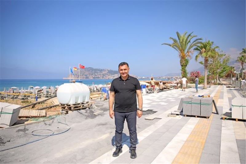 OBA-TOSMUR ARASI SAHİL DÜZENLEMESİ BAŞLADI 2.5 KİLOMETRE ALANDA REKREASYON ÇALIŞMASI YAPILACAK