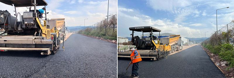 Ford Otosan fabrikası ile serbest bölge arasında yeni yan yol yapıldı