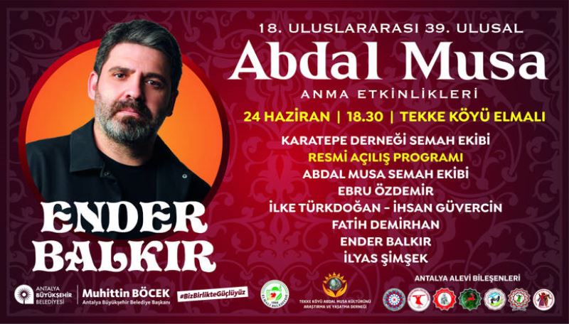 Abdal Musa Anma Etkinlikleri başlıyor