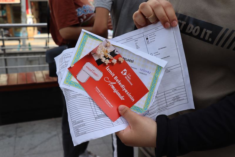 ‘KARNENİ GETİR, BİLETİNİ GÖTÜR’ ETKİNLİĞİ ÖĞRENCİLERİN YOĞUN İLGİSİYLE BAŞLADI