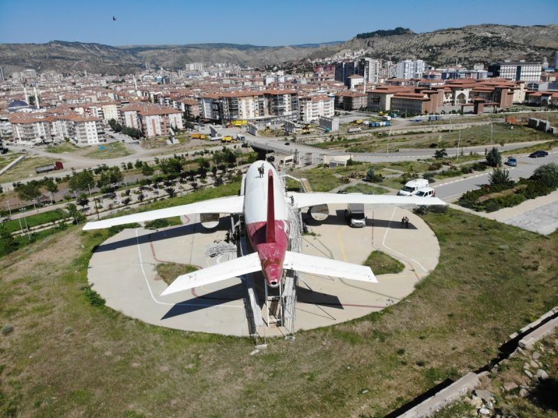 Çankırı’da Yolcu Uçağı Bakıma Alındı