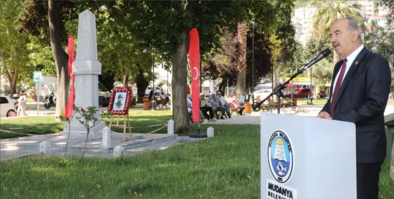 MUDANYALI KAHRAMAN ŞÜKRÜ ÇAVUŞ TÖRENLE ANILDI
