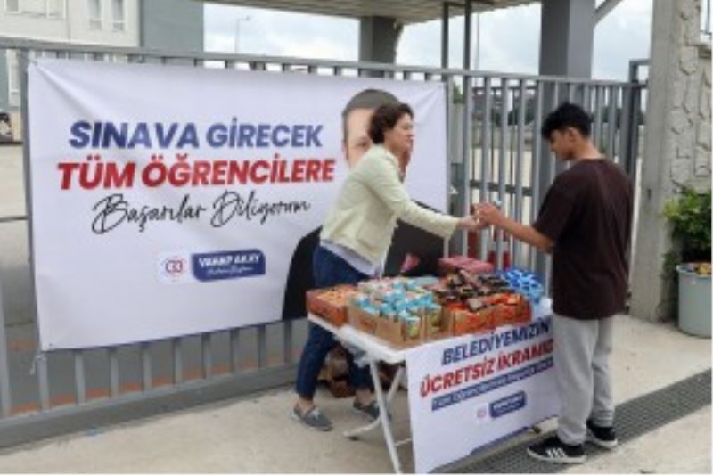 LGS SINAVINA GİREN ÖĞRENCİLERİMİZİ YALNIZ BIRAKMADIK