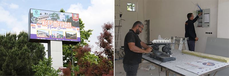 Körfez Yarımca Meydan projesinde yoğun çalışma
