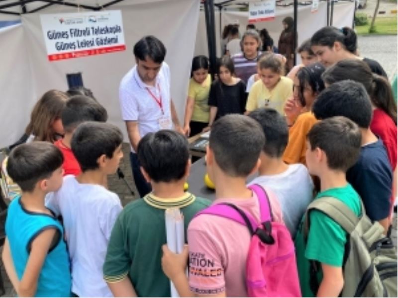 Bilgievi öğrencileri Sur Bilim Şenliğine katıldı