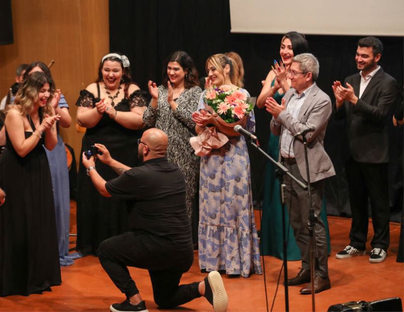 Şan bölümü öğrencilerin muhteşem konser