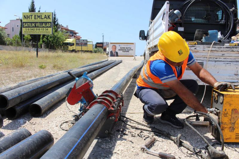 Beykonak ve Mavikent’te Şebeke Boruları Yenileniyor