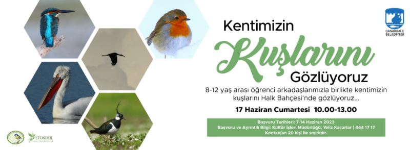 Kentimizin Kuşlarını Gözlüyoruz