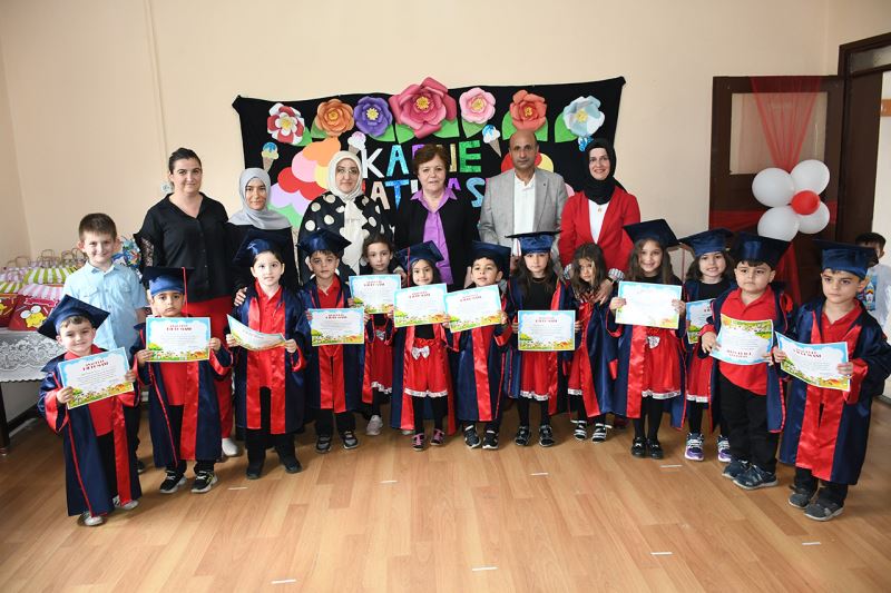 Fatih ve Kurtuluş Mh. SYM Kreş Öğrencileri Karnelerini Aldılar
