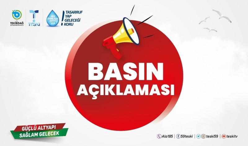 SU FATURALANDIRMA İŞLEMLERİ HAKKINDA YAYIMLANAN  MANİPÜLATİF HABERLERLE İLGİLİ BASIN AÇIKLAMASI