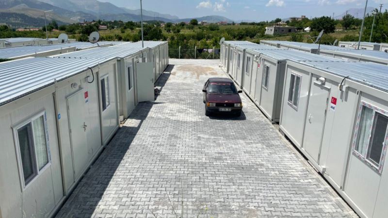 Büyükşehir, Nurhak ve Ekinözü Konteyner Kent’te Alt ve Üstyapı Uygulamalarını Tamamladı