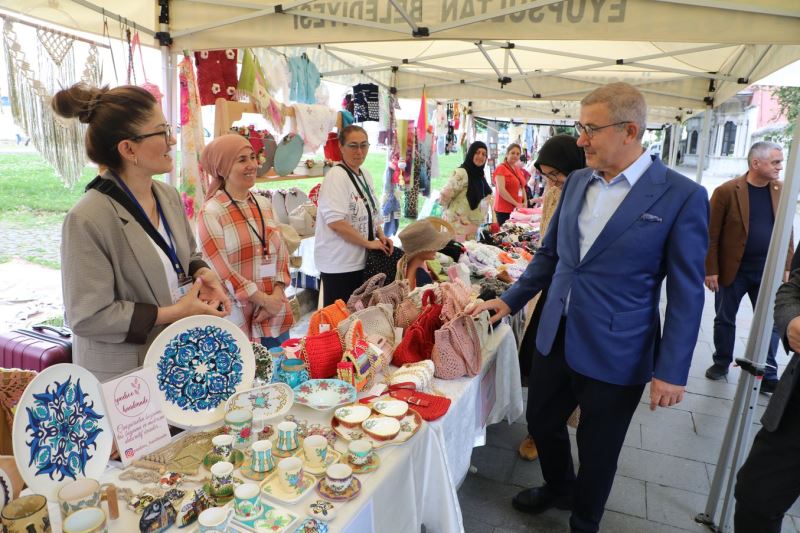 İslahiyeli kadınların da el emeği ürünlerinin yer aldığı festival başladı