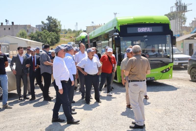 Elektrikli otobüslerle proje  tanıtımı