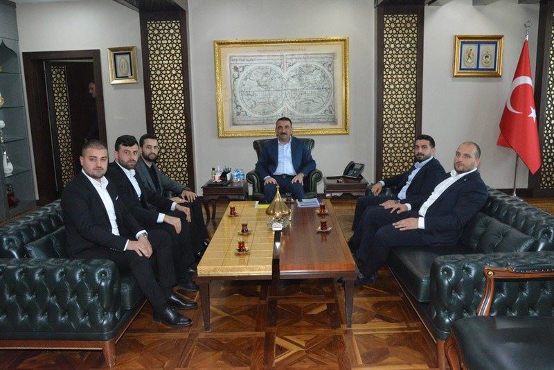 TÜGVA GENEL BAŞKANI İBRAHİM BEŞİNCİ, VALİ OSMAN HACIBEKTAŞOĞLU’NU ZİYARET ETTİ