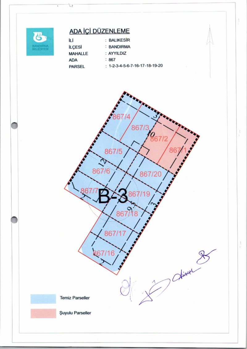 Ayyıldız Mh. 867 Ada İçi Düzenlemesi