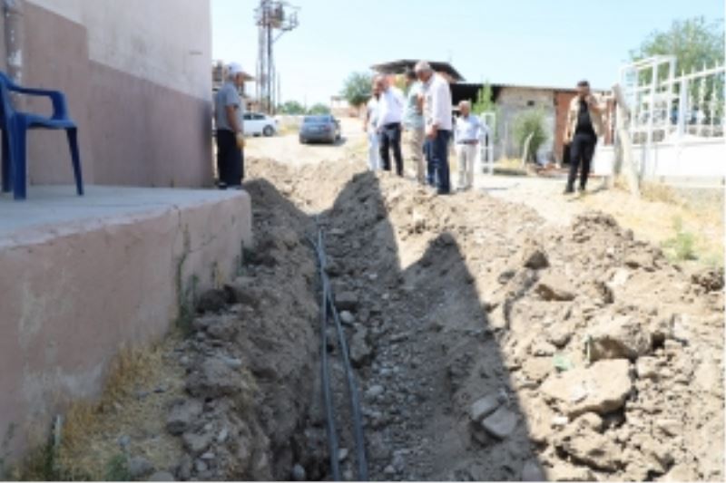 Bismil Uğurlu mahallesinde içme suyu sorunu çözüldü