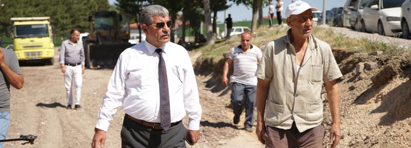 BAŞKAN VEKİLİMİZ DAMCI SAHA ÇALIŞMALARINI İNCELEDİ