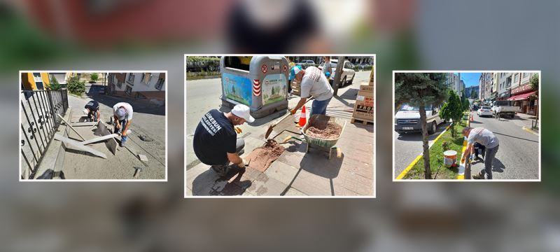 ÇÖZÜM BİRİMİ ŞEHRİN HER NOKTASINDA SORUNLARI GİDERİYOR