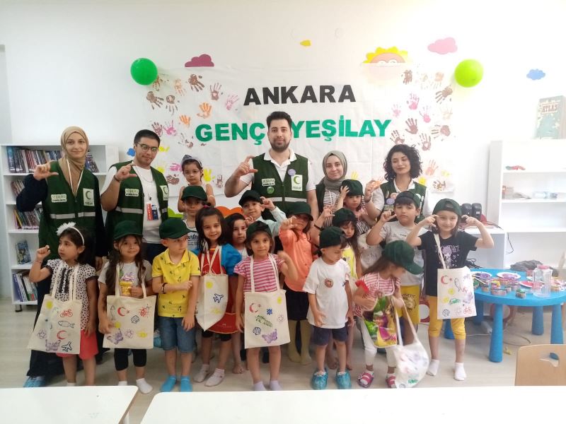 Baskı Atölyesi ile Yeşilay’ı Keşfettiler