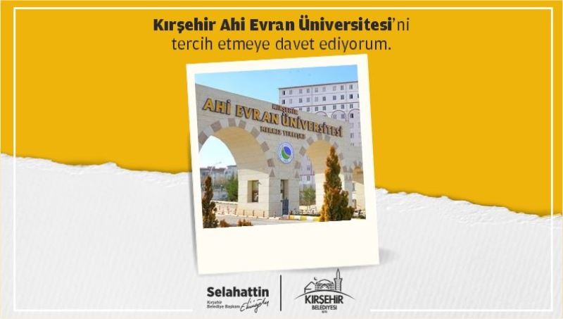 BAŞKANIMIZ EKİCİOĞLU, ÜNİVERSİTE TERCİHİNDE BULUNACAK OLAN ÖĞRENCİLERE ÇAĞRIDA BULUNDU