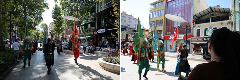 Büyükşehir mehteri İzmitlileri selamladı