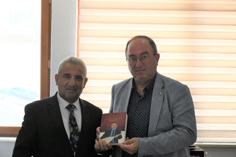 AŞIK RAHİM SAĞLAM, BAŞKAN ELÇİN’İ ZİYARET ETTİ