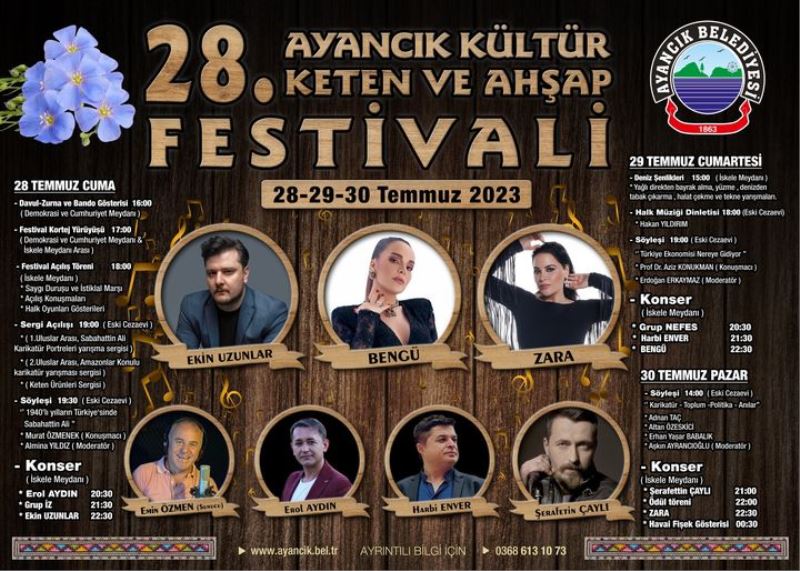 28,29,30 Temmuzda Muhteşem bir Festival Sizleri bekliyor. ..