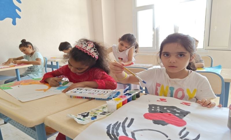 Eyyübiyeli Çocuklar Yaz Kurslarıyla Mutlu