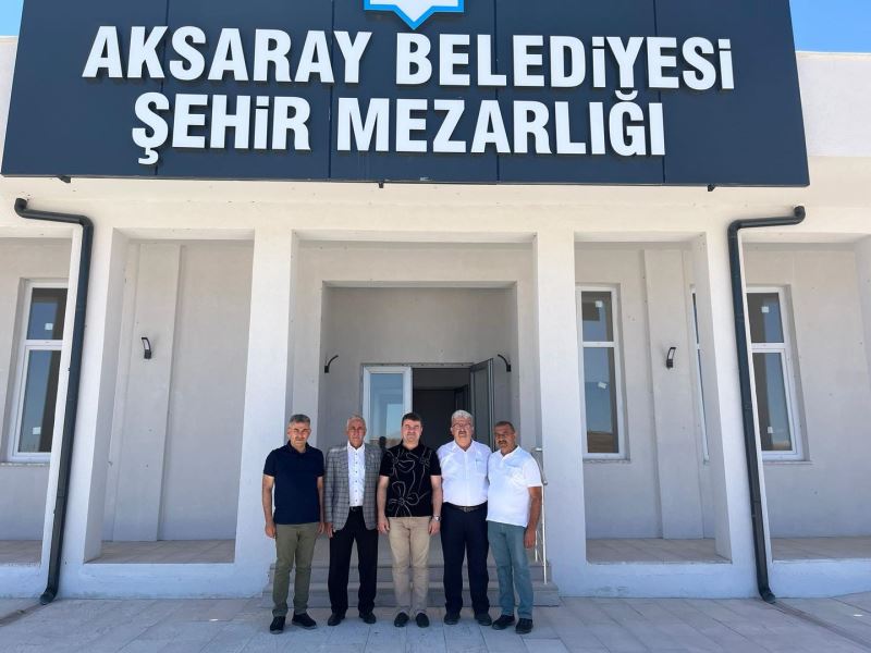 BELEDİYE BAŞKANI DR. EVREN DİNÇER MECLİS ÜYELERİ İLE BİRLİKTE YENİ ŞEHİR MEZARLIĞI VE KÜLLİYE PROJESİNİ İNCELEDİ