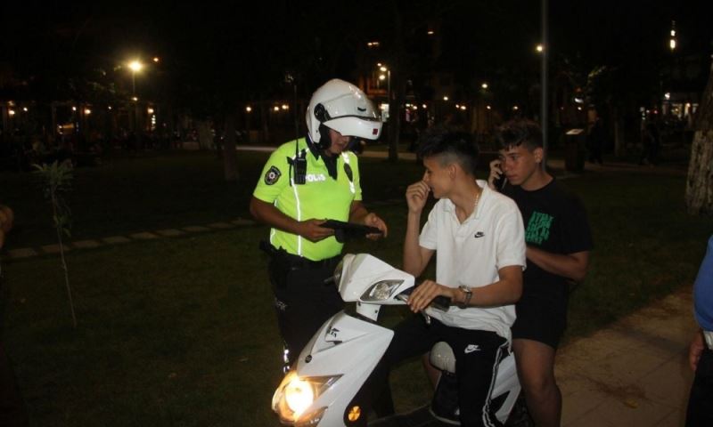 Akhisar Kültürpark’ta Motosiklet Denetimi