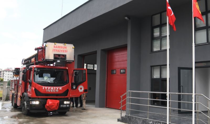 Samsun İtfaiyesi’nin fiziki ve teknik altyapısı güçlendiriliyor