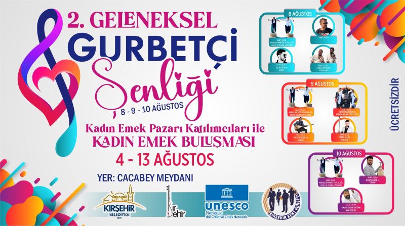 2. GELENEKSEL GURBETÇİ ŞENLİĞİ YAPILACAK