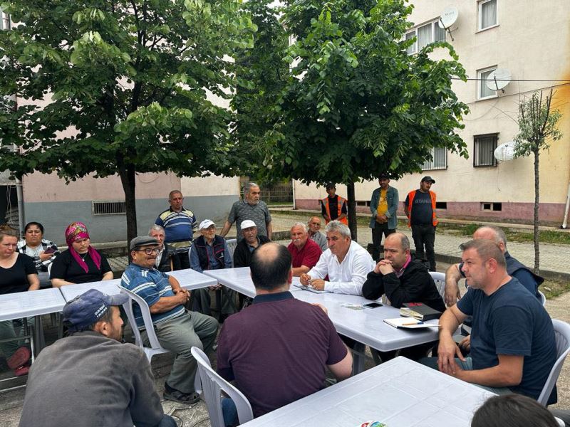 Belediye Başkanımız Hayrettin KAYA, Aşağıköy Afet Evleri sak..