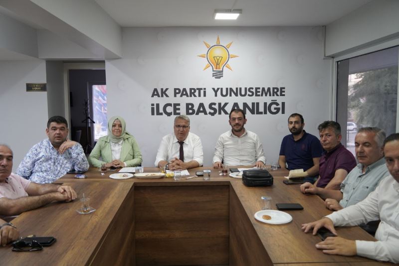 BAŞKAN ÇERÇİ YUNUSEMRE TEŞKİLATI İLE BULUŞTU