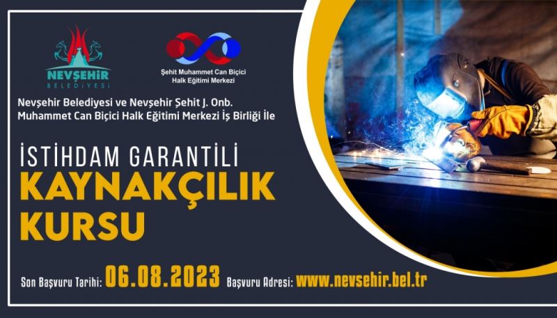 İstihdam Garantili Kaynakçılık Kursu Açılacak