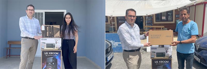 Kocaelili öğrencilerin ödülleri  Hatay’daki kardeş okullara ulaştı