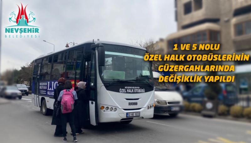 Özel Halk Otobüslerinin Güzergâhlarında Değişiklik