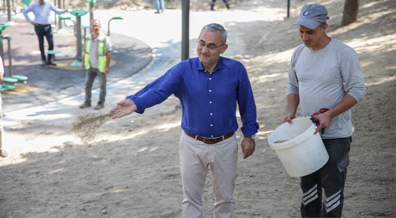RESSAM AHMET YAKUPOĞLU PARKI’NA SON DOKUNUŞLAR