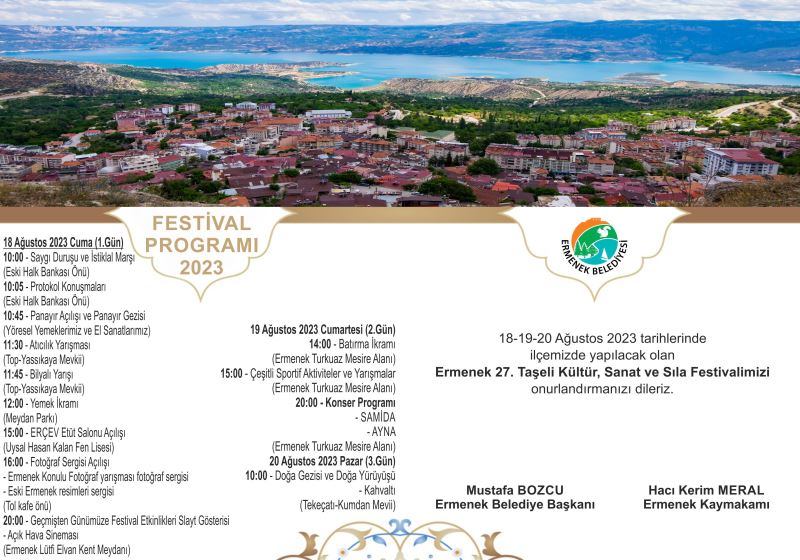 27. Ermenek Taşeli Kültür, Sanat ve Sıla Festivali programı belli oldu