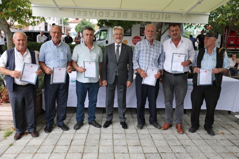 Gökçe’de tapu sevinci